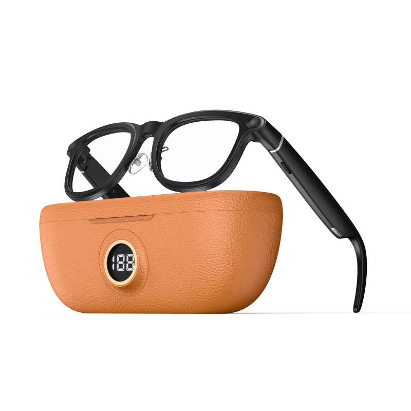 X01 anti-shake AI smart glasses camera 8MP HD 1080P with real-time translation